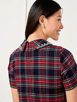 Shift Dress - Dashing Plaid