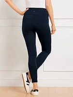 Performance Interlock Mesh Block Leggings