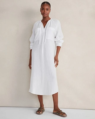 Organic Cotton Gauze Pocket Dress