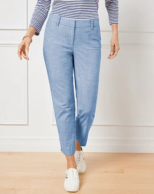 Perfect Crops - Newport Chambray Curvy Fit