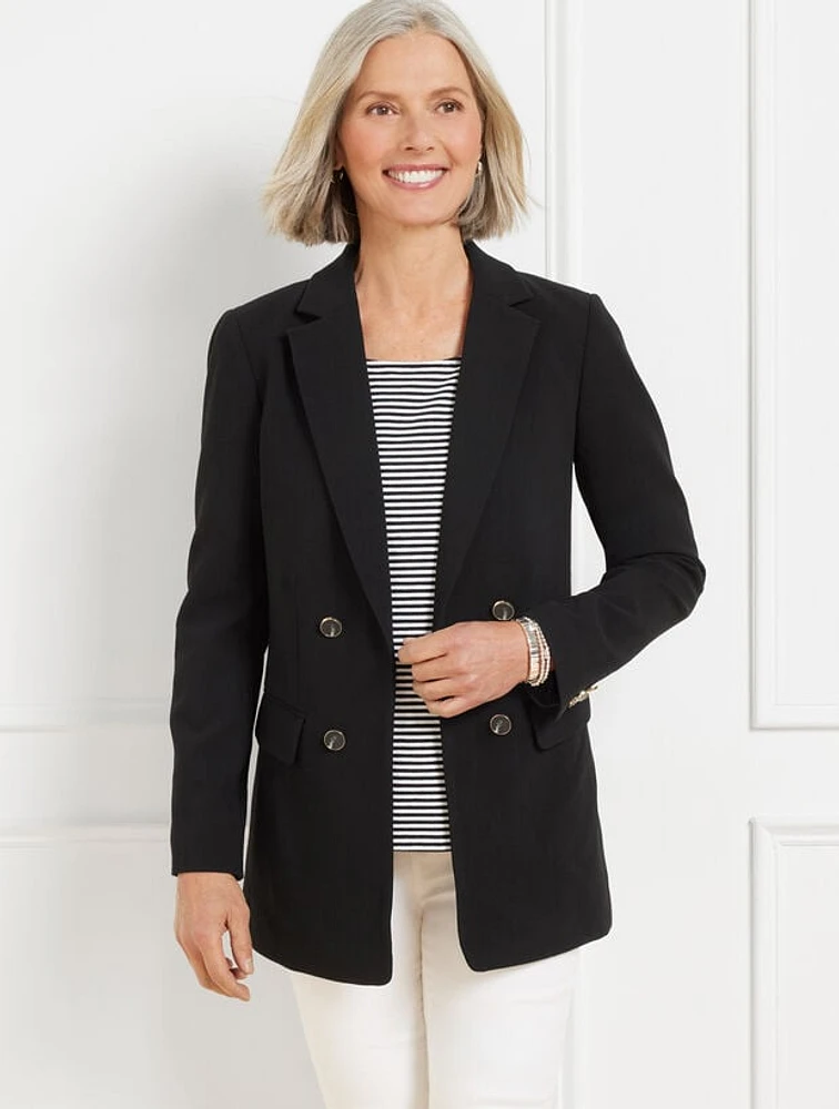 Tailored Stretch No Close Blazer