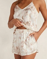 Washable Silk Cami Tranquil Floral Sleep Set