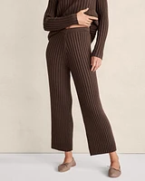 Organic Cotton Rib Knit Pants