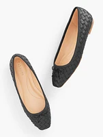 Tinsley Woven Ballet Flats