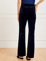 Flare Leg Velveteen Pants