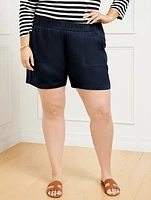 Pull-On Twill Shorts - Solids