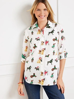 Modern Classic Shirt - Dogs of Christmas