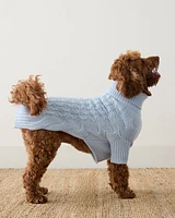 Cashmere Cable Knit Dog Sweater