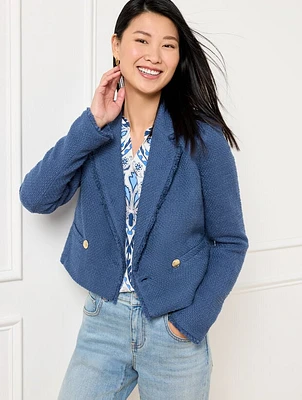 Amherst Tweed Short Blazer