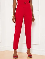 Slim Ankle Luxe Double Cloth Pants