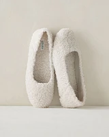 Curly Sherpa Ballet Flats