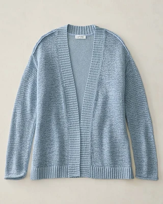 Organic Cotton Linen Tape Yarn Cardigan