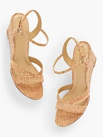 Royce Cork Wedge Sandals