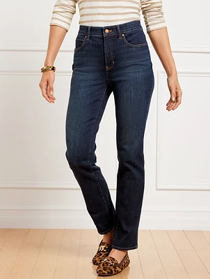 Straight Leg Jeans - Melrose Wash Curvy Fit