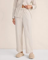 Organic Cotton Poplin Multi Stripe Pajama Pants