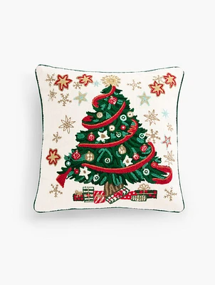 Christmas Tree Square Pillow