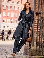 Refined Denim Wide Leg Pants