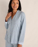 Organic Cotton Jersey Ikat Pajama Set