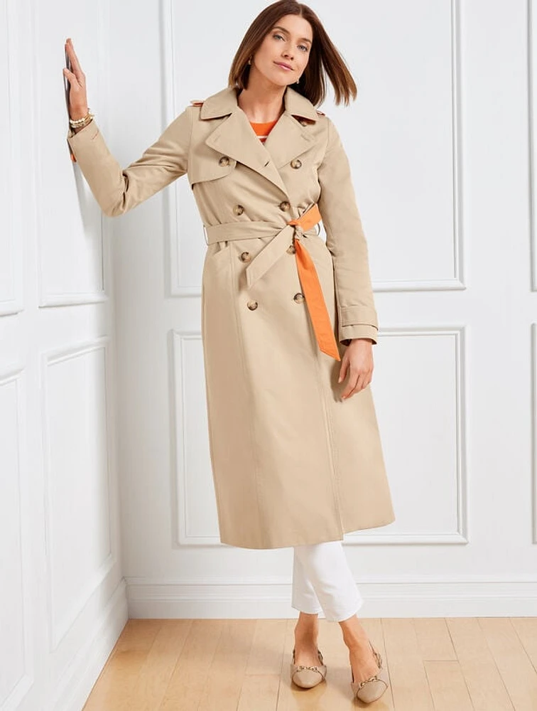 Twill Trench Coat