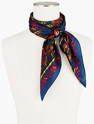 Stunning Floral Square Scarf