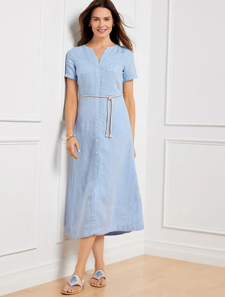 Linen Shirtdress