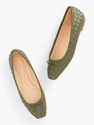 Tinsley Woven Ballet Flats