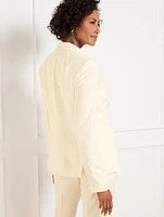 Stretch Crepe Blazer