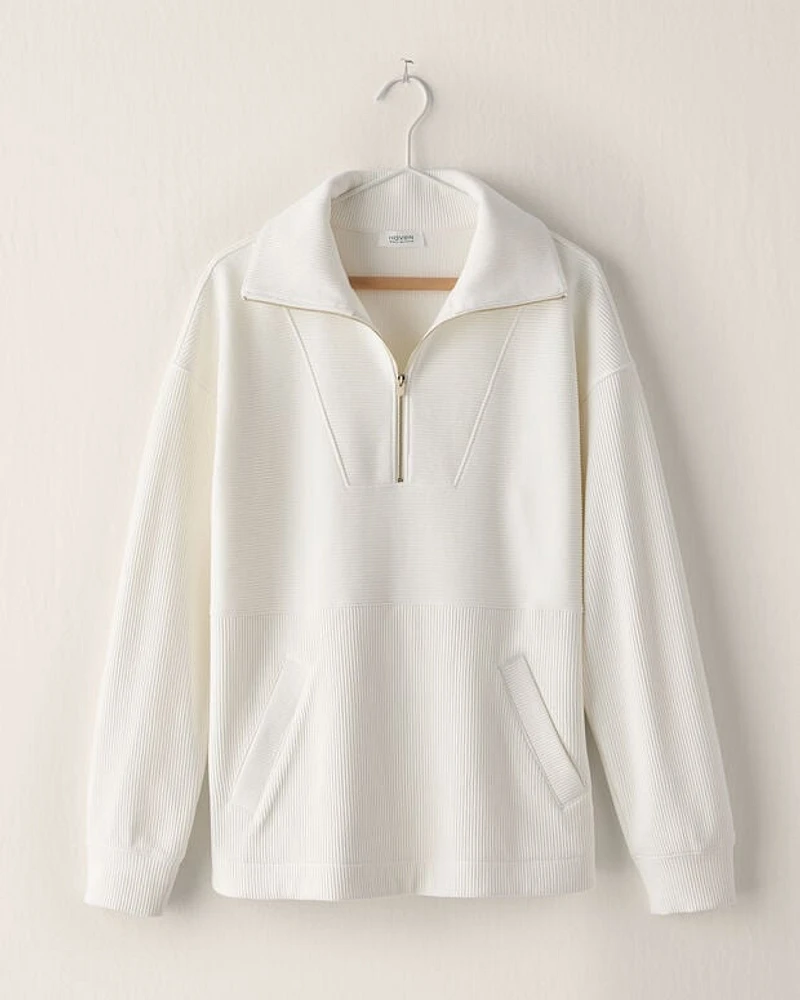 Balance Organic Cotton Ottoman Rib Pullover