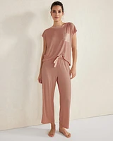 Calm & Cool Cropped Wide Leg Sleep Pants