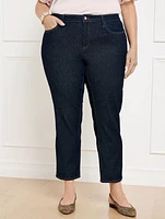 Slim Straight Ankle Jeans - Regina Wash