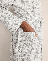 Organic Cotton Jersey Animal Dot Robe