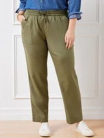 Straight Leg Drawstring Pants