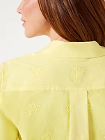 Modern Classic Shirt - Floral Embroidered