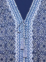 Aqua Club Embroidered Caftan Cover-Up