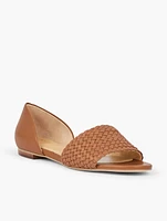 Leona Woven Leather Sandals