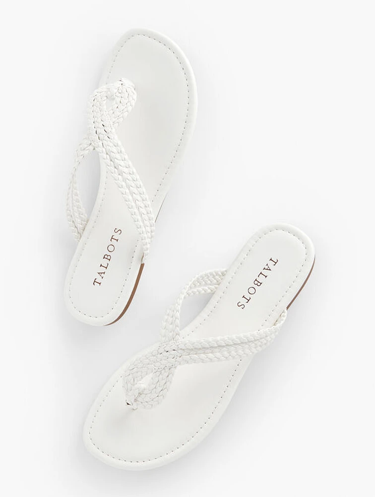 Cece Braid Thong Sandals