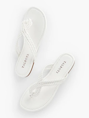 Cece Braid Thong Sandals