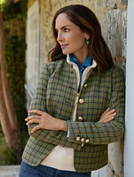 Shetland Officer Jacket - Apple Plaid