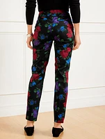 Talbots Chatham Slim Ankle Pants - Blurred Floral