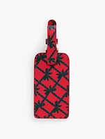 Plaid Bow Luggage Tag