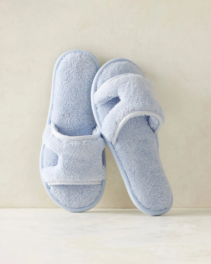 Plush Cutout Slippers