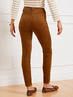 Stretch Corduroy Jeggings - Solids Curvy Fit