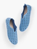 Ilse Jacobsen Tulip Slip-On Flats - Palm Trees