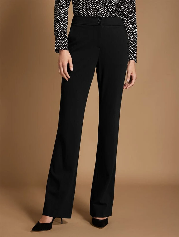 Luxe Italian Knit Flared Leg Pants