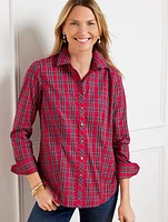 Non-Iron Perfect Shirt - Yuletide Tartan