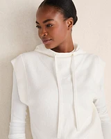 Organic Cotton Sleeveless Hoodie