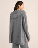 Cashmere Hooded Cardigan