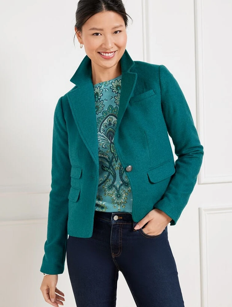 Shetland Crop Blazer