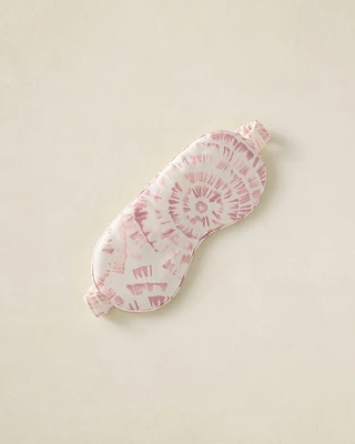 Washable Silk Pinwheel Print Eyemask