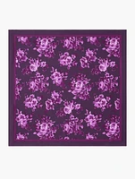 Floral Silk Square Scarf